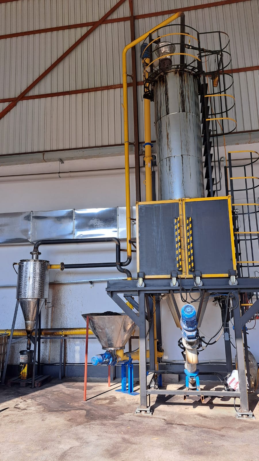 Natural World tarafından üretilen Biyokömür Reaktörü