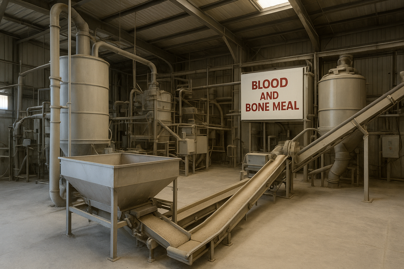 Hayvansal yan ürünlerden kan ve et kemik unu üretimi