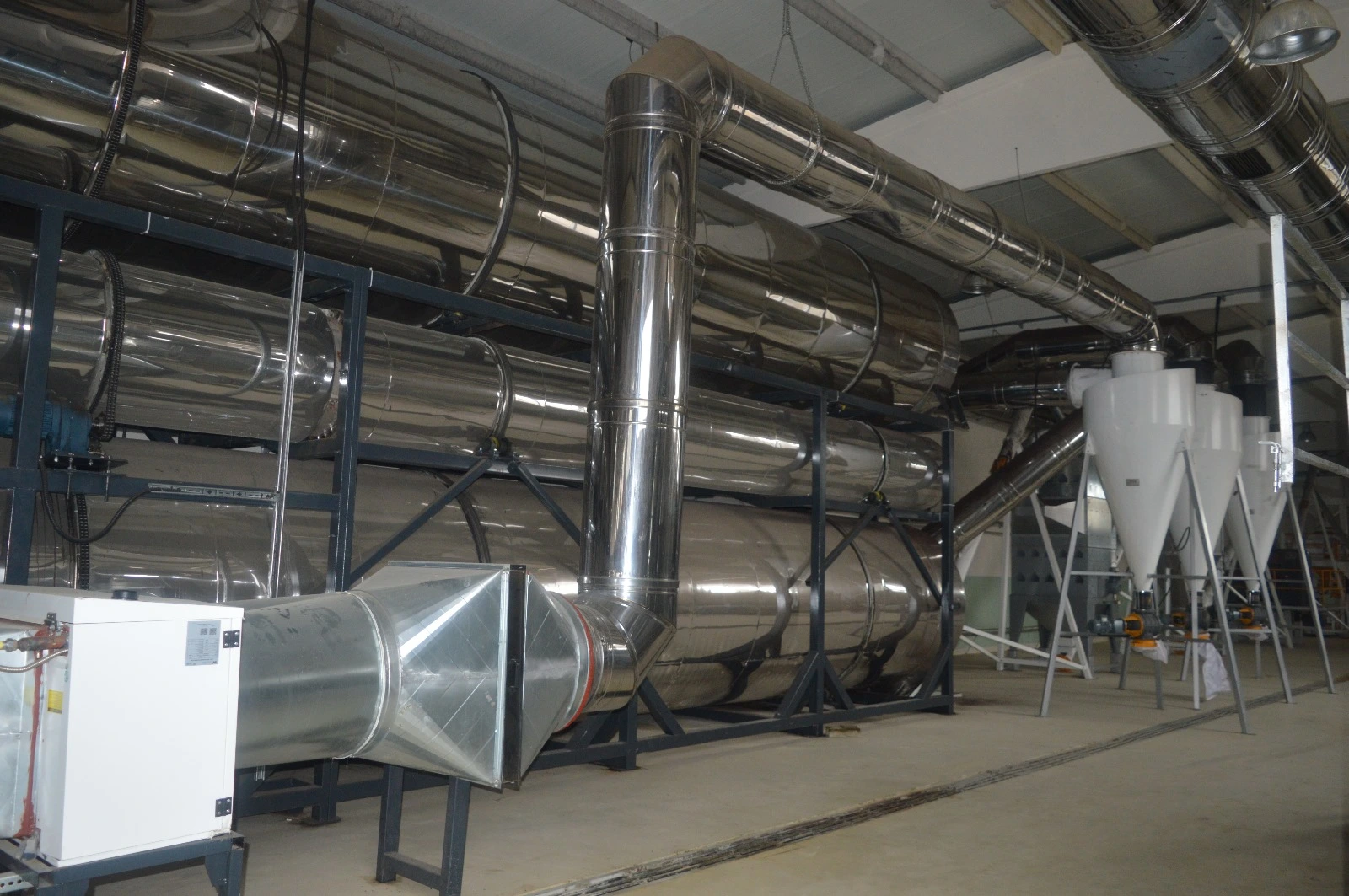 Tamburlu kurutucu siklon ünitesi